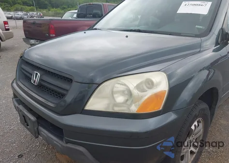 2005 Honda Pilot Ex-L from USA, damaged, VIN 5FNYF18615B014949